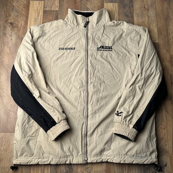 Chase Authentics Jacket Men's Large Fleece Reversible Windproof Ryan Newman 5936 - Picture 1 of 15